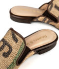 Coffee Burlap Mules - Image 3