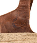 Coffee Burlap Hobo Bag - Image 5