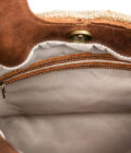 Coffee Burlap Hobo Bag - Image 4